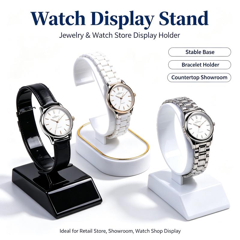 Jewelry And Watches Inc - Espositore per orologi con anello a